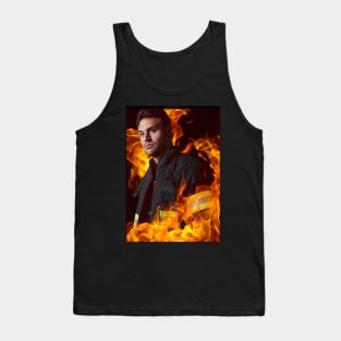 911 - Eddie Diaz - Flames Tank Top